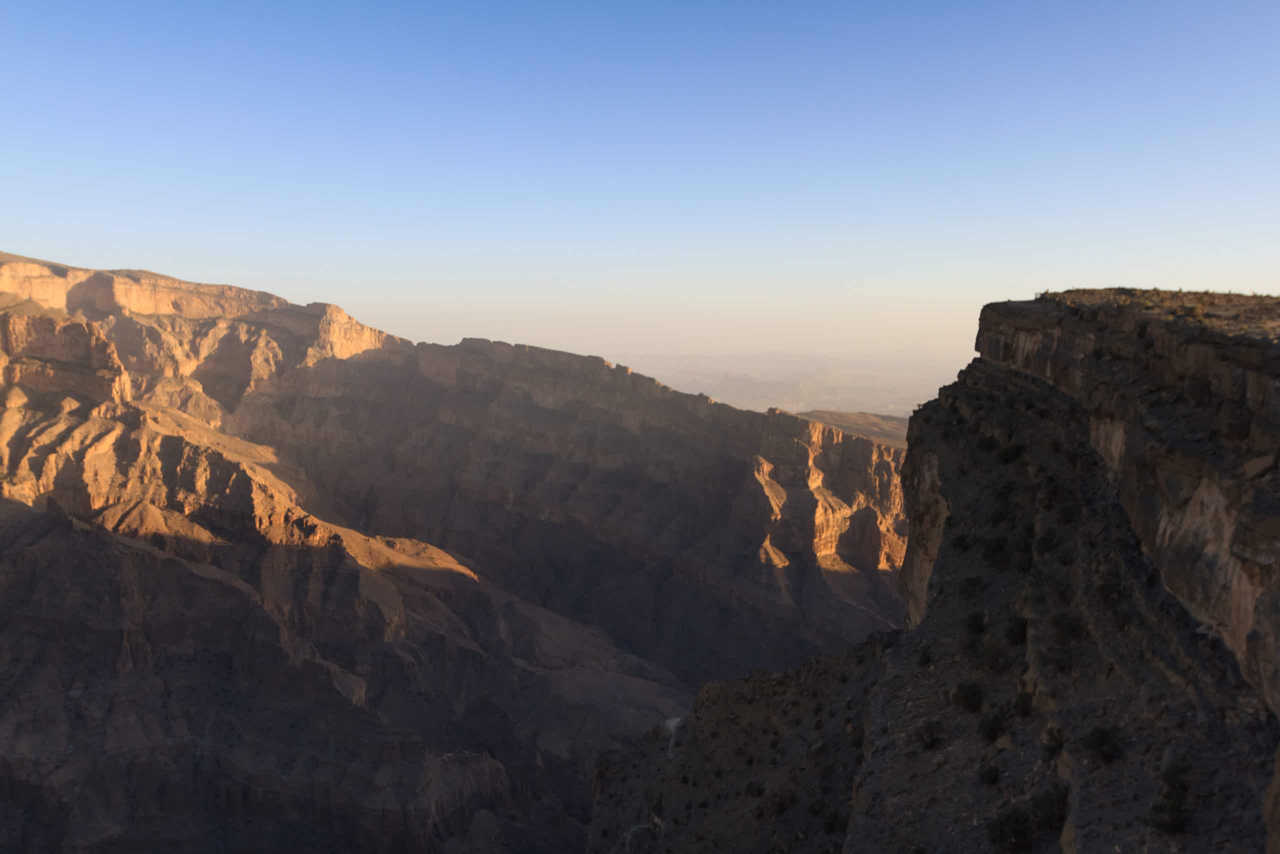 Watching Sunrise-Sunset from Jebel Shams, the Mountain of Sun in Oman